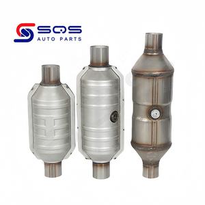 SQS, personalización de alta calidad, catalizador de Metal automático, convertidor catalítico de cerámica de nido de abeja, paquete Universal con Sensor de oxígeno - Product Image 5