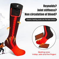 Meilleures chaussettes chauffantes électriques rechargeables pour hommes et femmes, pieds froids, fasciite plantaire, randonnée, chasse, ski, chaussettes chauffantes