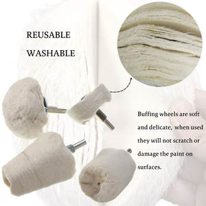 6 Stuks Set Polijstkussen Polijstwiel Kit Auto Polijstmachine Aluminium Legering Roestvrijstalen Mop Wielboor Met Oem Aangepaste Ondersteuning - Product Image 5