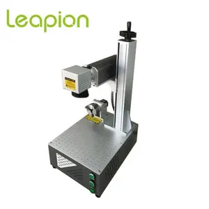 Leapion 50w 50w Fibra portátil máquina de marcação a laser para o aço caneta laser máquina de gravura em metal