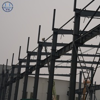 Bâtiment d'entrepôt moderne en acier galvanisé Lingshan, modèle QQ2, avec structures de toiture métalliques et poutres en I, taille personnalisée 5