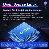 Topleo Mini Console de Jeu Portable de Haute Qualité 4K Xf40h Console de Jeu Vidéo Portable avec Communication Wi-Fi Pratique