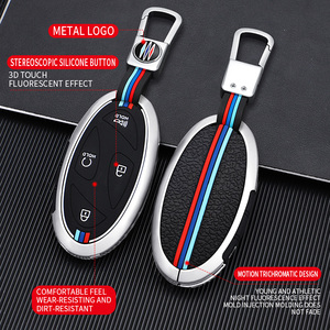Funda Protectora para Llaves de Coche de Aleación de Zinc y Gel de Sílice para Hyundai IONIQ 6 Grandeur GN7 Sonata Elantra, Llavero, Bolsa para Llaves - Product Image 2