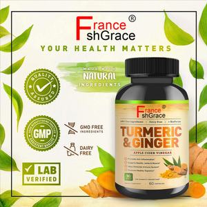 Cápsulas Premium de Cúrcuma con Jengibre Herbal para Apoyar la Salud Inmunológica para Mujeres y Hombres, Suplemento de Cúrcuma - Product Image 4