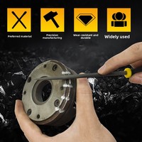 Kit de 10 petits limes en acier assorties, à manche plastique bicolore, à dents moyennes, de forme plate, pour finition, avec pochette suspendue