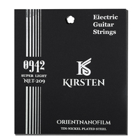 High Quality OEM Pure Anti-rust Coated Nano Film Nickel Alloy Gauge 10/46 6 String Set KIRSTEN Electric Guitar Strings