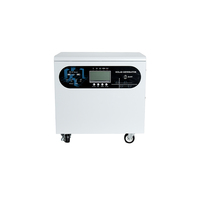 Système de stockage d'énergie LiFePO4 1000W 24V avec roues pivotantes pratiques, contrôleur solaire MPPT tout-en-un et onduleur à onde sinusoïdale pure