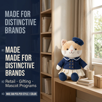 Peluche personnalisée articulée avec squelette intégré, jouet en peluche, poupée de personnage 100% polyester, couleur personnalisée pour collectionneurs