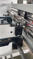 Machine de pliage et d'encollage de boîtes en carton ondulé entièrement automatique, fournisseur Dongguang