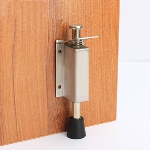 Butée de porte magnétique moderne en acier inoxydable à commande au pied pour cuisine et entrepôt - Product Image 1