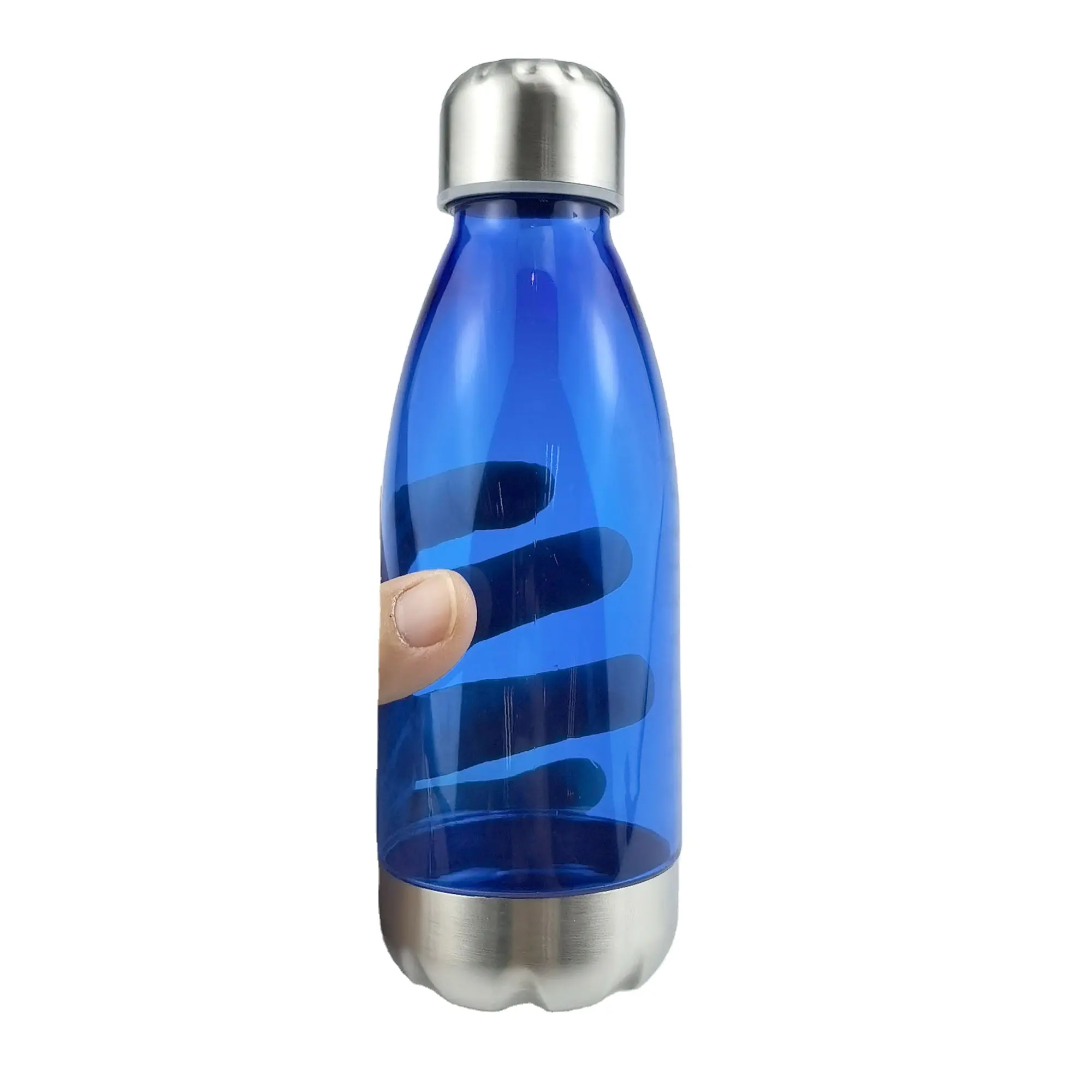 새로운 도착 20oz 두 배 벽 플라스틱 BPA 자유로운 물 찻잔 뚜껑과 빨대를 가진 UV 인쇄 물병