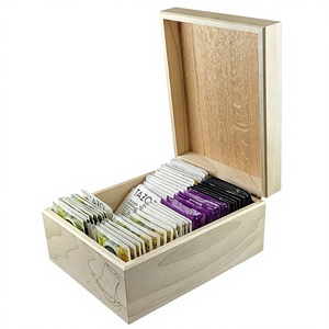 Custom Handmade Foldable Wooden <b>Tea</b> <b>Box</b> Organizer for Home Kitchen Storage Eco-Friendly <b>Tea</b> Chest with Multiple Compartments - Product Image 5