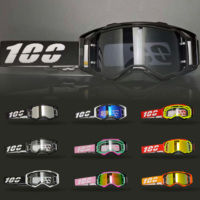 Lunettes de motocross 100LK Premium, lentille à vision large, MX ATV, tout-terrain, moto de cross, course, cyclisme, lunettes OBM ODM