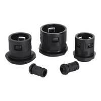Raccord rapide en nylon PA66 modèle PG40 IP65 pour tuyau ondulé de 1 pouce, protection des câbles électriques ignifuge UL94-V1