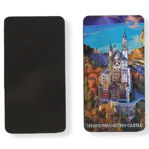 Prix Usine Avantageux Russie Espagne Italie Grèce Aimant de Réfrigérateur Souvenir Touristique Personnalisé 3D en Relief avec Feuille Métallique - Product Image 3