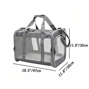 Pet Carriers Pet Travel Carrier Portable Pet Carrier Bag Airline Approved <b>Cat</b> Bag Dog Carrier Bag for Pets Daily Outdoor Travel - Product Image 2