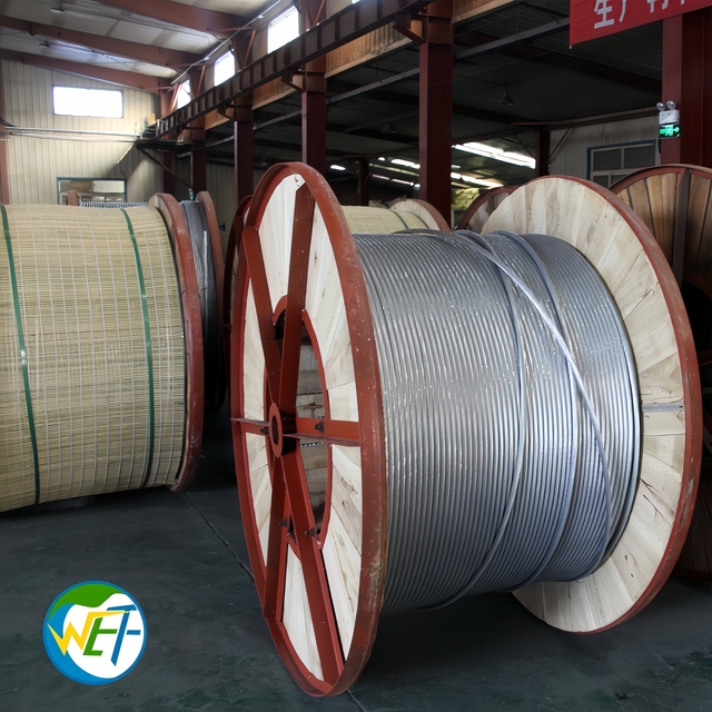 Wolf OPGW-12B1-60 G652D Fiber Optic Cable High Voltage 35kV Outdoor Use for Overhead Power Line Data -25C~70C No Insulation
