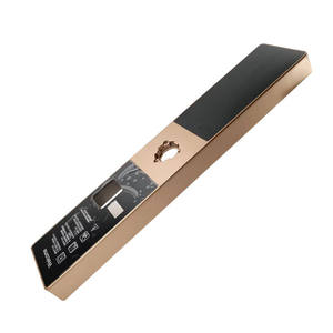 智能旋钮生物识别磁性门锁外壳压铸铝外壳，带指纹电动手柄 - Product Image 3