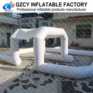Pista de Carreras Inflable GZCY para Exteriores, Pista de PVC Inflable Personalizada para Niños, Fácil de Instalar, Uso Comercial - Product Image 4