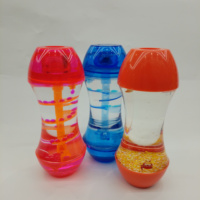 Minuteur à bulles liquides sensorielles en acrylique, jouet apaisant pour enfants, contenu personnalisé, pour l'école, la maison, la réduction du stress, décoration de table