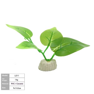 레진 어항 장식품 친환경 베타 실크 잎 패드 해먹 인조 유목 동굴 금붕어 어항 - Product Image 6