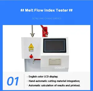 جهاز قياس معدل تدفق إذابة الشاشة التي تعمل باللمس ، مقياس تدفق إذابة ، آلة مؤشر تدفق إذابة