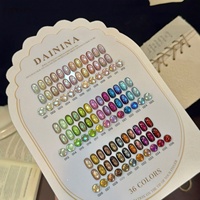Dainina Nouveau Kit de Vernis à Ongles Gel 36 Couleurs Effet Étoile Yaoguang Automne/Hiver Maillard Perle de Verre Œil de Chat