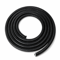 Tuyau flexible ondulé en métal recouvert de PVC pour la protection des câbles électriques