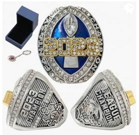 Cadeau de collection personnalisé 2023 bague de trophée de championnat de football Massive Fantasy