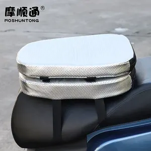 Almofada de esponja de alta densidade para assento de motocicleta, almofada de absorção de choque e alívio de pressão para vários tipos de motocicleta