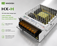 Alimentation à découpage mince 60W 12V 24V pour bande LED, 100-240V AC/DC, Driver LED intérieur haute efficacité et haute stabilité