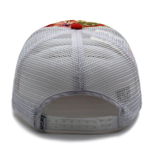 Casquette Trucker 5 Panneaux LFCAP B01550 en Maille avec Mousse Premium et Motif Floral, Unisexe, pour Enfants, 100% Polyester, Quatre Saisons, Vente en Gros - Product Image 4