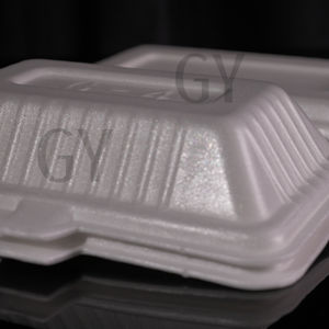 Caja de comida Contenedores de almuerzo Cajas de almuerzo Caja de rejilla plana Caja de tres compartimentos Caja rectangular Caja de desayuno Caja de comida rápida - Product Image 1