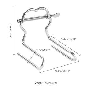 Fabriek Directe Verkoop Verstelbare Metalen Anale Vagina Expander Achtertuin Butt Plug Uitbreiding Voor Vrouwen Man Voyeurisme Anale Seksspeeltje - Product Image 6