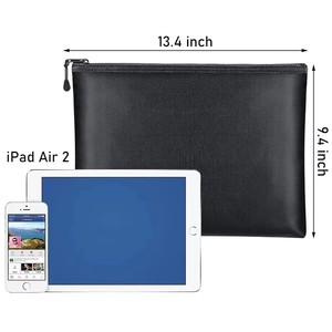 <span class=keywords><strong>2025</strong></span> tập tin Mới Túi văn phòng không thấm nước Thẻ lưu trữ tiền mặt chống cháy an toàn bảo vệ sự riêng tư tài liệu tiền Faraday Túi - Product Image 4