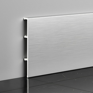Plinthe en alliage d'aluminium brossé durable, étanche, pour décoration intérieure - Product Image 3