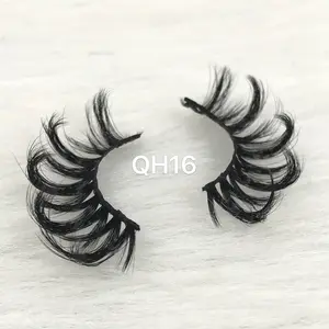 Customized Package 25 MM Lashes Extension Full Strip Lashes 3d Mink