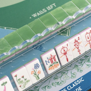 Ensemble de Mahjong Esthétique Américain de Haute Qualité, Vert Sauge, en Acrylique de Luxe, Pré-mélangé <span class=keywords><strong>à</strong></span> <span class=keywords><strong>la</strong></span> Main, pour 4 Joueurs, Kit de Jeu - Product Image 6