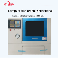 Hochpräzise TCA210 Desktop-Schrägbett-CNC-Drehmaschine mit Stabiler Drehpräzision
