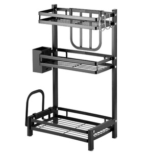 Support de rangement en gros pour bouteilles et pots d'épices de cuisine, ensemble de pots à assaisonnements en acier inoxydable - Product Image 4