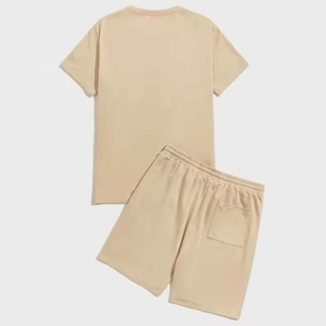 Conjuntos de Pantalones Cortos de Verano de Alta Calidad Personalizados OEM, Conjuntos Casuales de Camiseta y Pantalones Cortos para Hombre, Trajes Deportivos para Hombre - Product Image 2