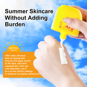 Private Label OEM SPF50+ Nicotinamide <b>Sunscreen</b> Korean Uv Resistant Lightweight Refreshing Hydrating Portable Travel Size 40g - Product Image 4