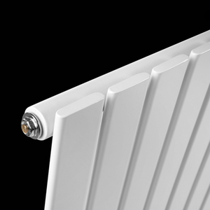 Radiatore di Design in Acciaio a Tubo Piatto, Singolo, Orizzontale, Bianco, per Riscaldamento Domestico - Product Image 4