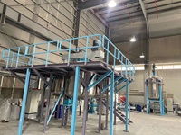 Machine de dispersion et de mélange de peinture industrielle automatique Polyc de Chine avec plateforme d'alimentation pour peintures, revêtements, encres et pigments