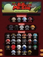Mr. Genuine Bones Adorable Baby Mr. Figurine PVC à l'échelle 1/12 sur le thème du cinéma et de la télévision, boîte surprise, mini-squelette fait main, figurine de collection