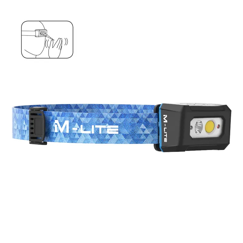 ALS 아주 조밀한 200lm 재충전용 LED 옥외 운동 측정기 폭발 방지 램프 led headlamp