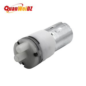 Pompe à eau à diaphragme QuanWeiDZ 370C DC miniature monophasée en plastique pour irrigateurs dentaires, douches et serpillères - Product Image 2
