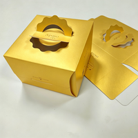 Boîte en carton carrée de luxe haut de gamme avec logo personnalisé imprimé, impression UV et dorure à chaud pour cadeaux, pain et desserts