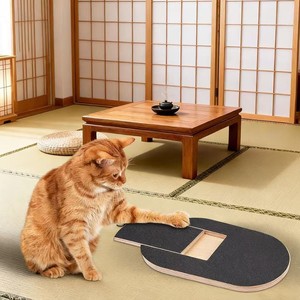 Caja de madera oculta para comida de mascotas, tapete rascador para perros, tablero educativo de alimentación lenta para gatos, juguete de entretenimiento y entrenamiento para mascotas - Product Image 1