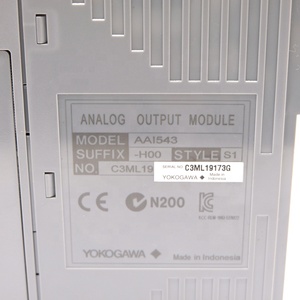 โมดูล I/O แบบอะนาล็อก Yokogawa AAI835-H00/AAI835-H03/AAI543-H00 ซีรีส์ S1 สำหรับระบบควบคุมอุตสาหกรรมและ PLC - Product Image 1